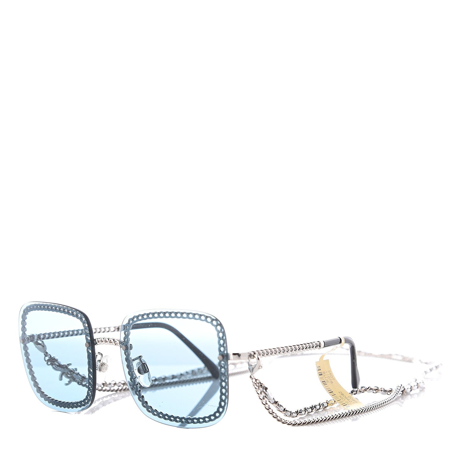 Chain Square Sunglasses 4244 Blue