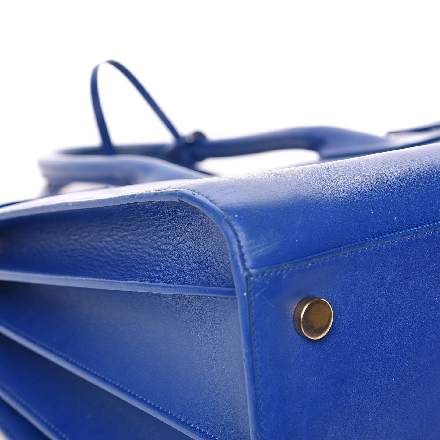 Calfskin Large Sac De Jour Carryall Royal Blue