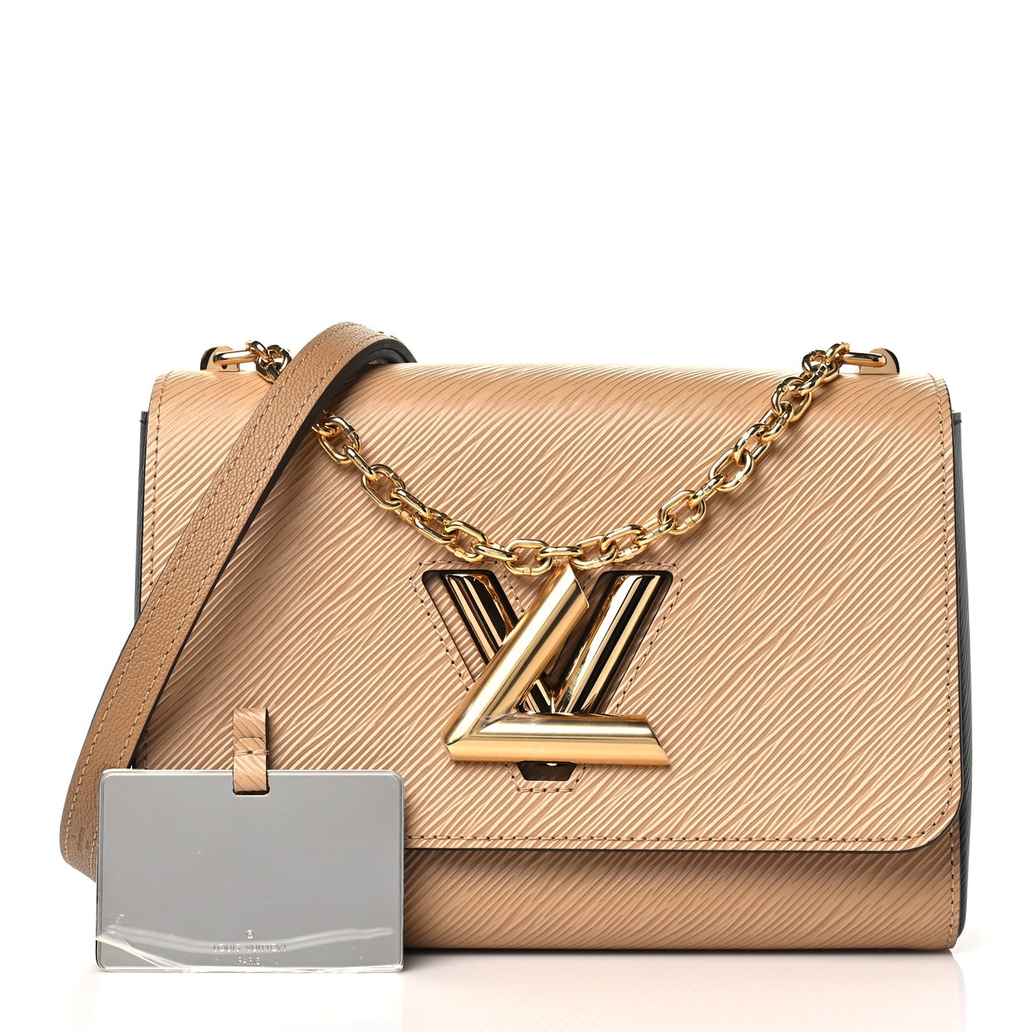 Epi Twist Shoulder Bag MM Camel