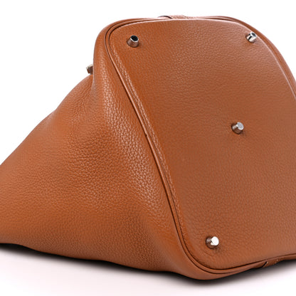 Hermes Barenia Faubourg Picotin Lock 22 MM Fauve 8 of 10