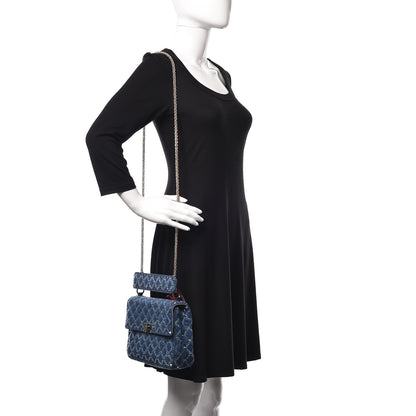 Valentino Garavani Denim Medium Rockstud Spike Shoulder Bag Denim 2 of 9