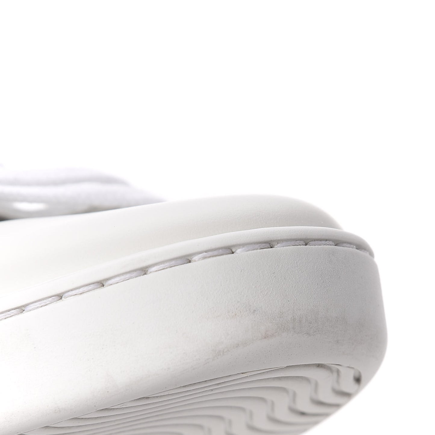 Calfskin Web Pearl Studded Womens Ace Sneakers 38 White