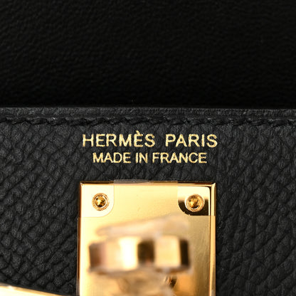 Hermes Epsom Mini Kelly Sellier 20 Black 6 of 11