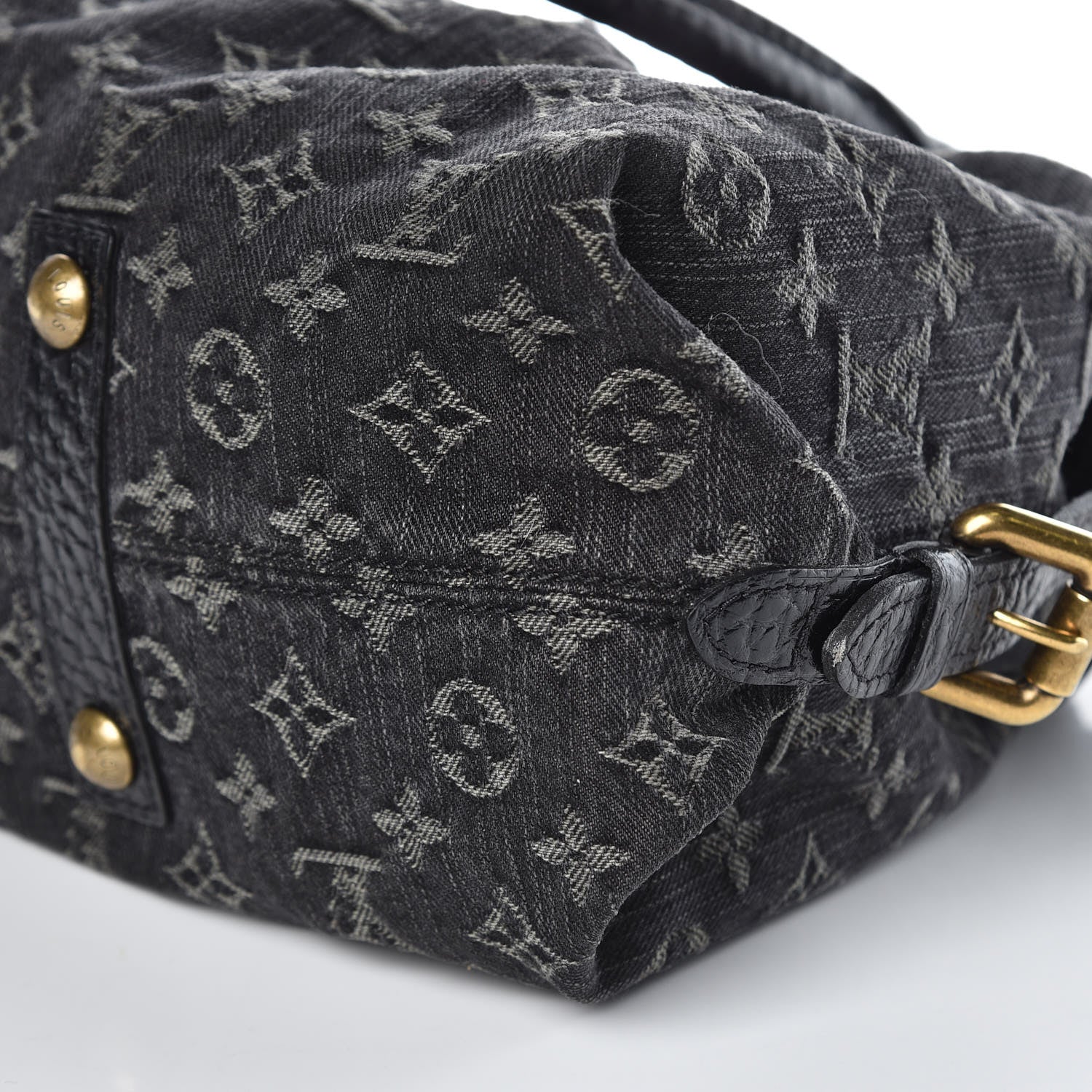 Louis Vuitton Denim Neo Cabby MM Black 10 of 11