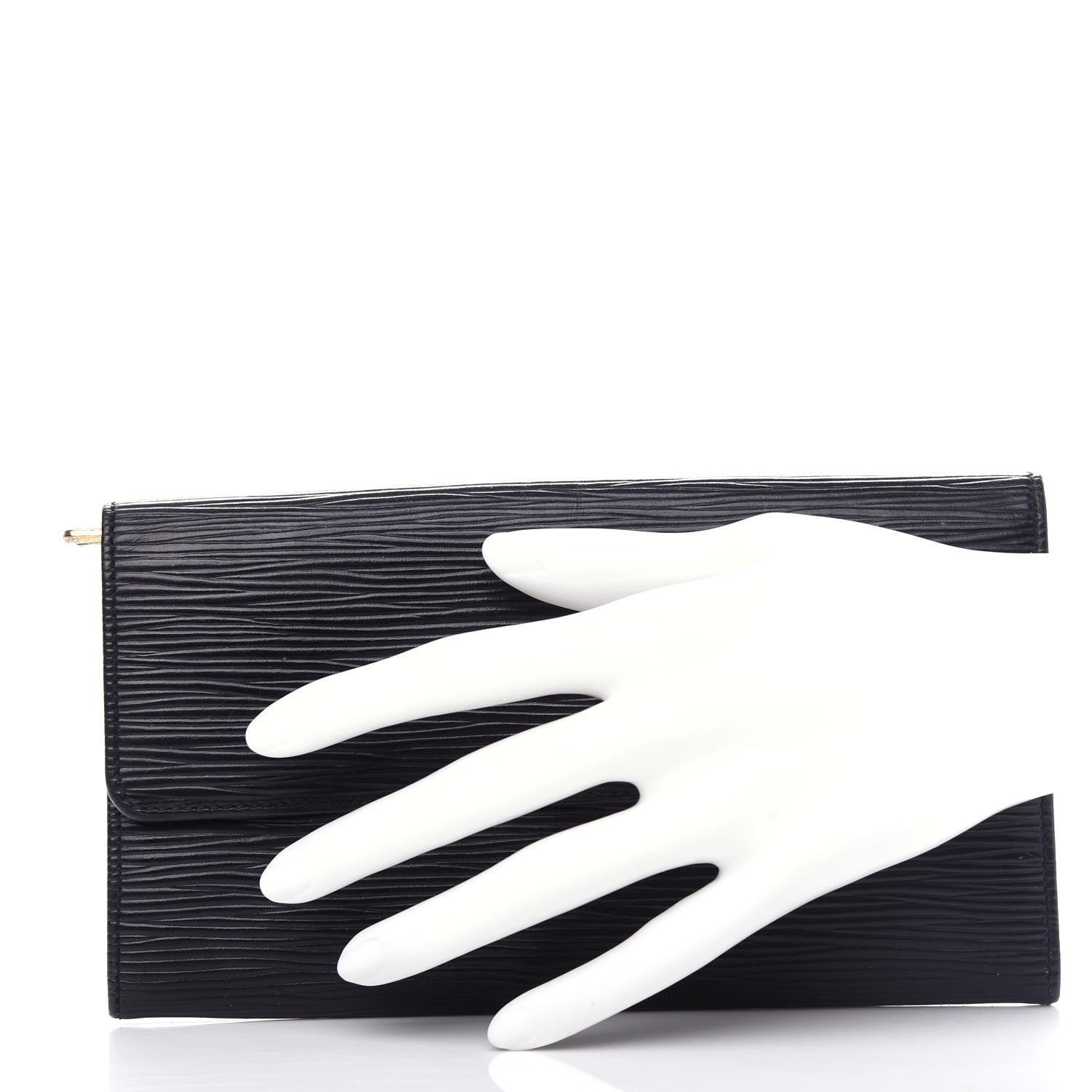Louis Vuitton Epi Sarah Wallet Black 2 of 8