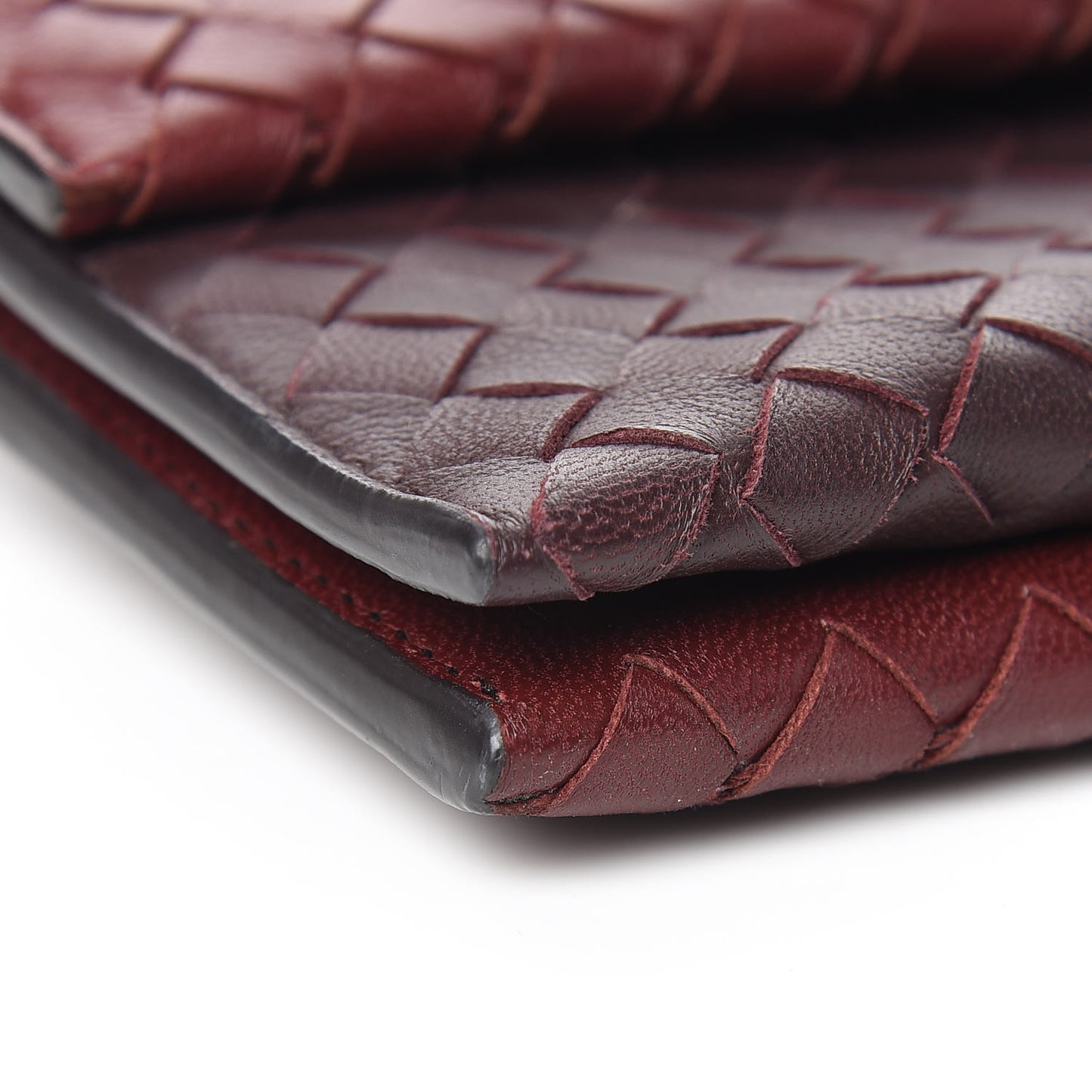 Nappa Intrecciato Wallet Bag Gigolo Red
