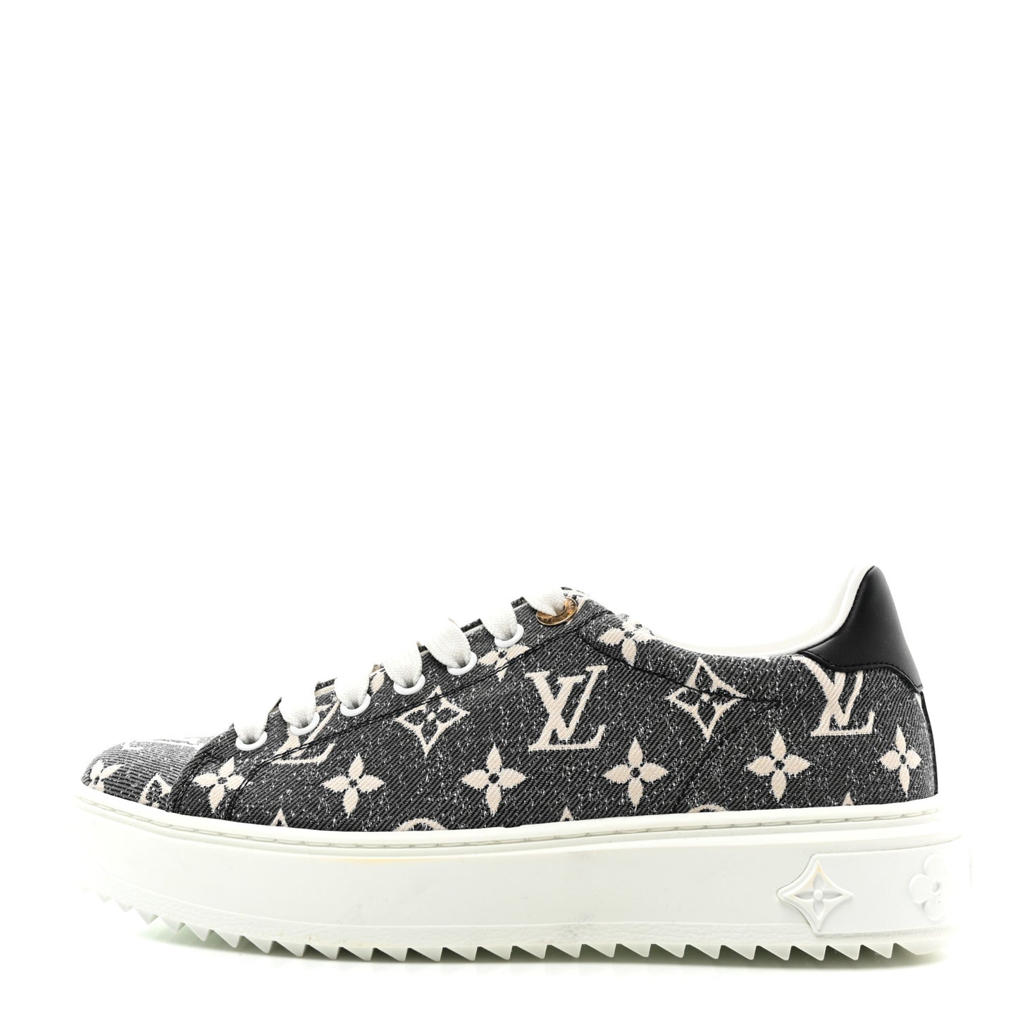 Denim Monogram Time Out Sneakers 37.5
