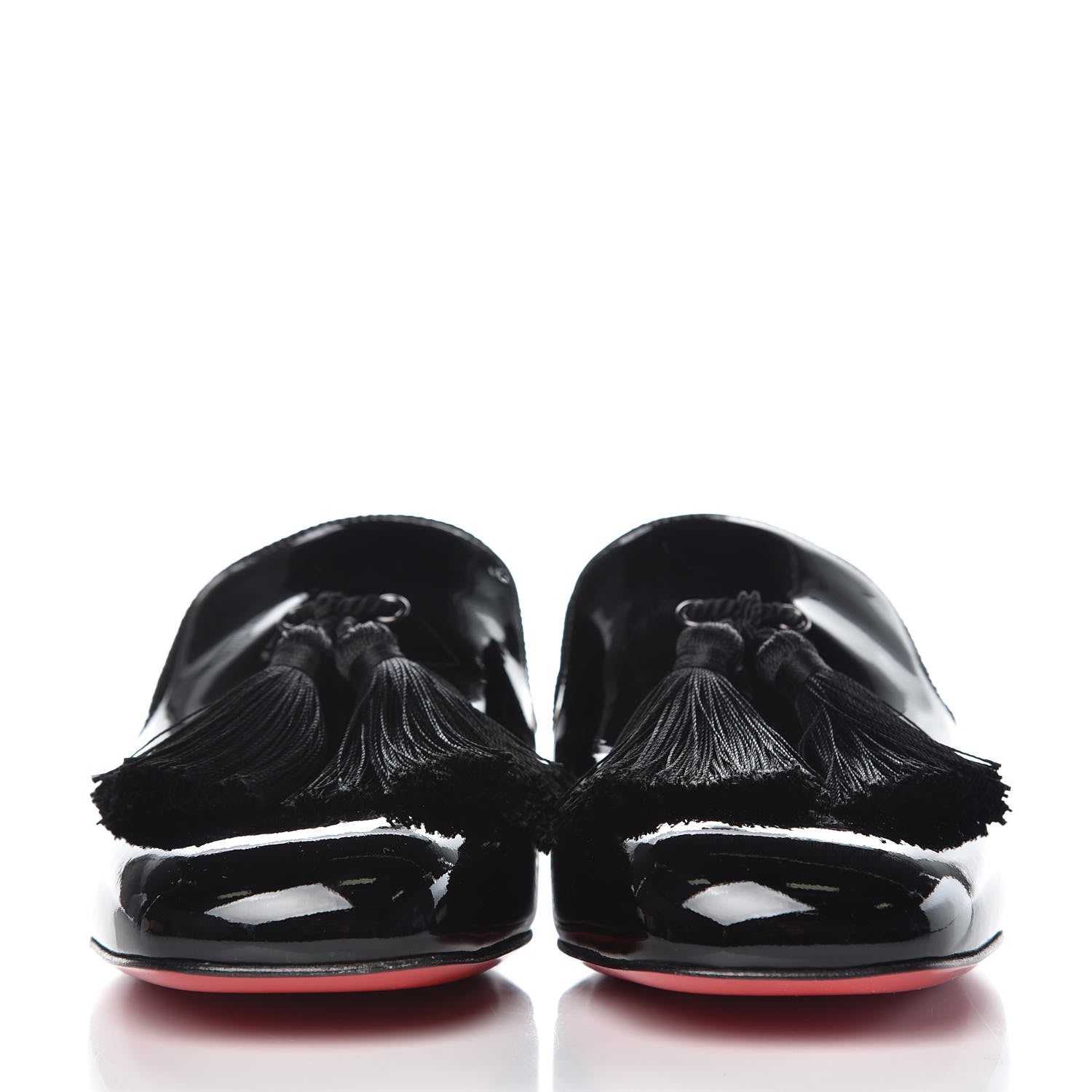 Christian Louboutin Patent Barry 35 Mules 37 Black 2 of 9