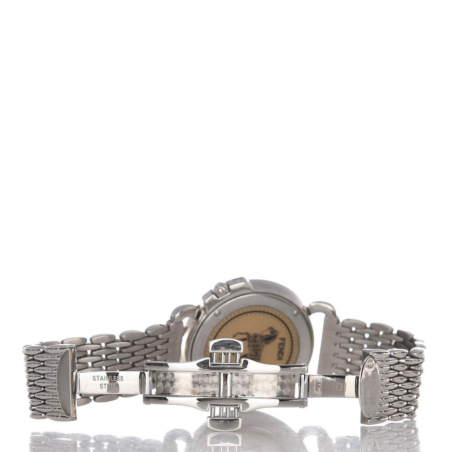 Stainless Steel Mother of Pearl 37mm 8100M Selleria Quartz Watch Silver