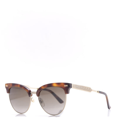 Gucci Acetate Damascato Cat Eye Sunglasses GG0055S Tortoise Gold 1 of 8