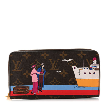 Louis Vuitton Monogram 2016 Christmas Animation Zippy Wallet Rouge 1 of 7