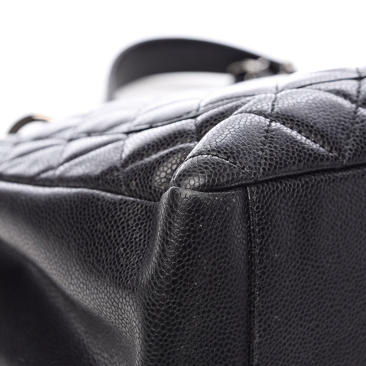 Chanel Caviar Quilted Grand Shopping Tote GST Black 13 of 15