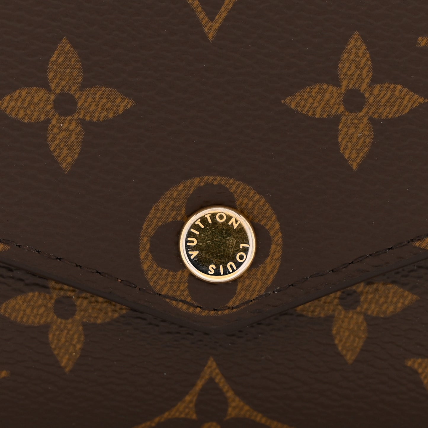 Monogram Sarah Wallet NM Coquelicot