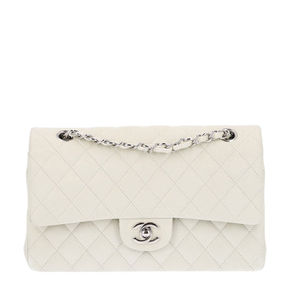 Chanel Caviar Quilted Medium Double Flap Light Green 1 of 11