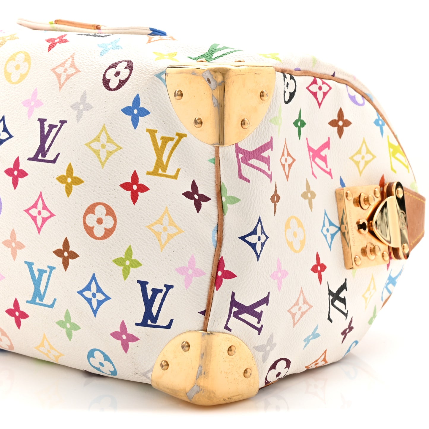Monogram Multicolor Speedy 30 White