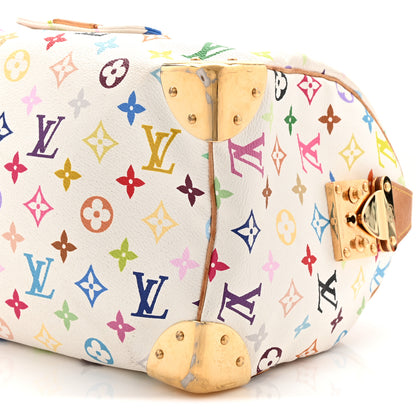 Louis Vuitton Monogram Multicolor Speedy 30 White 8 of 9