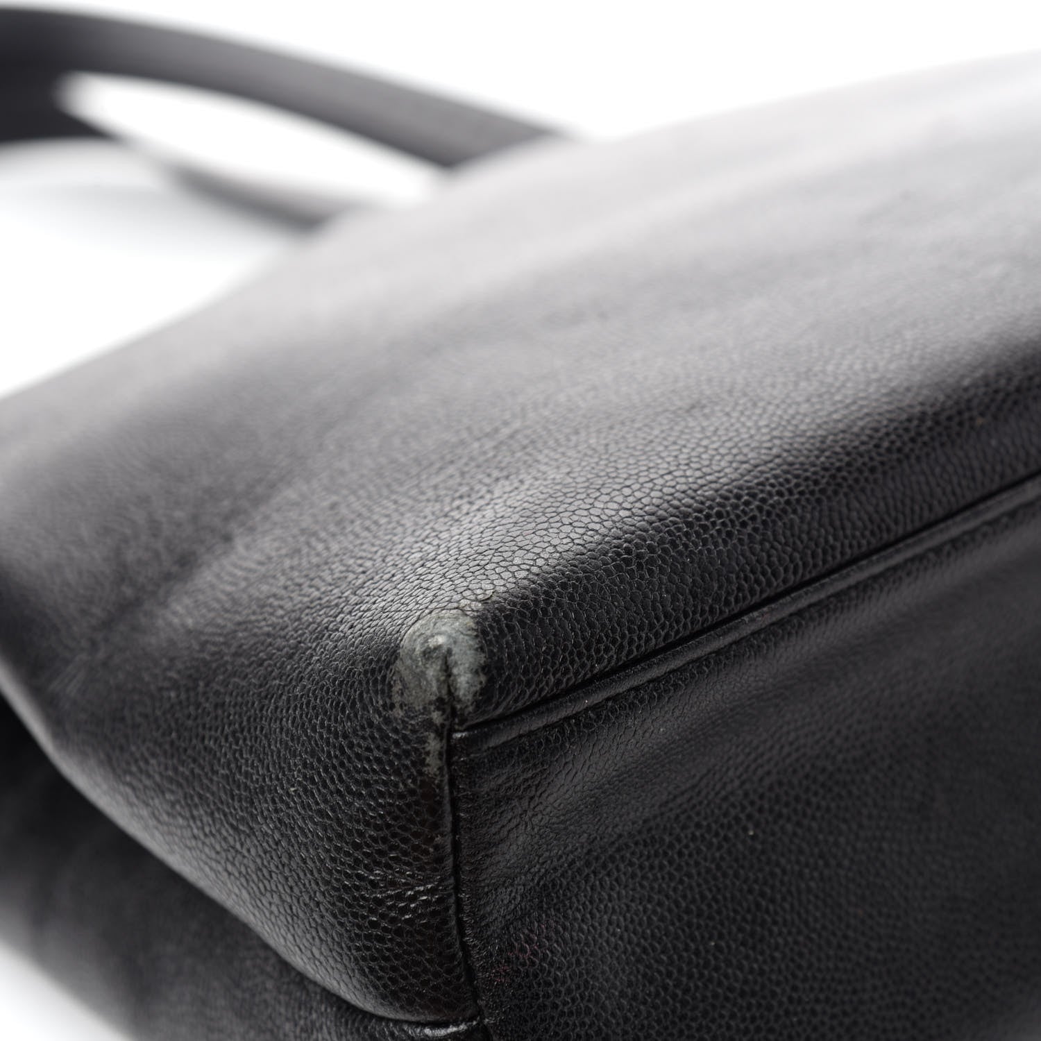 Chanel Caviar Small Shopping Tote Black 10 of 19