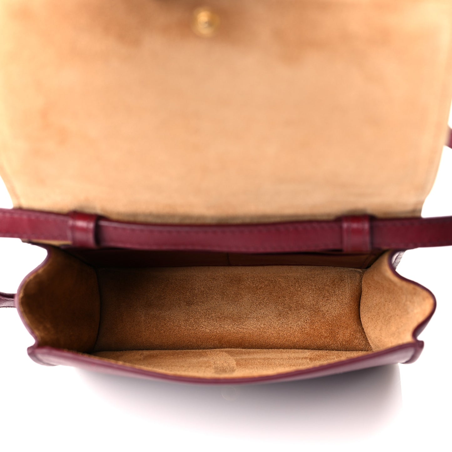 Nappa Maxi Intrecciato Mini Cassette Crossbody Bordeaux