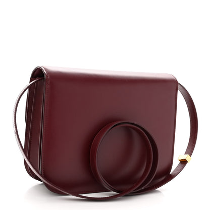 Celine Box Calfskin Medium Classic Box Flap Bag Burgundy 3 of 12