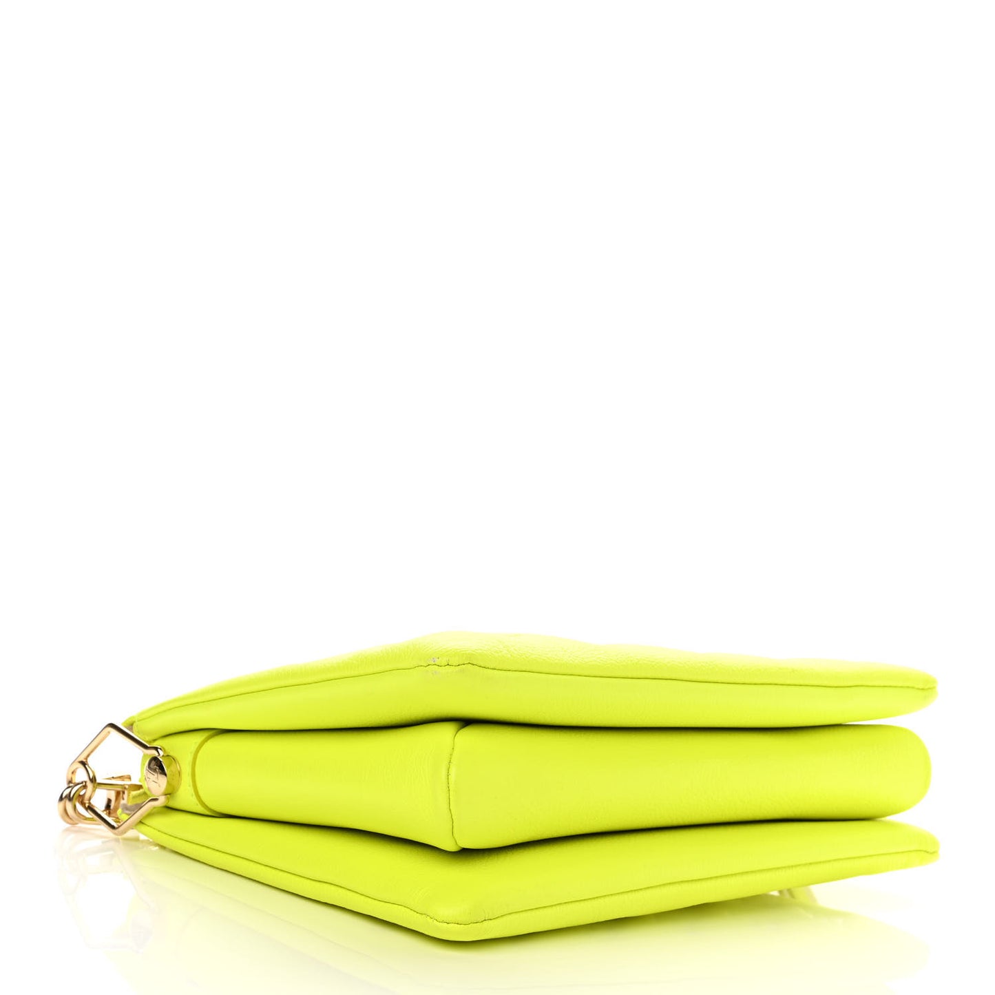 Calfskin Embossed Monogram LV Match Coussin PM Fluorescent Yellow