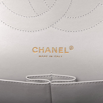 Chanel Caviar Quilted Jumbo Double Flap Grey 6 of 9