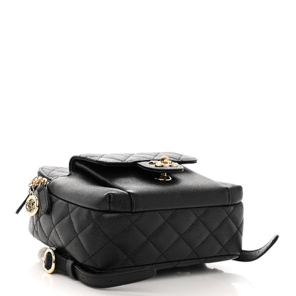 Chanel Caviar Quilted Small CC Day Backpack Black 4 of 10