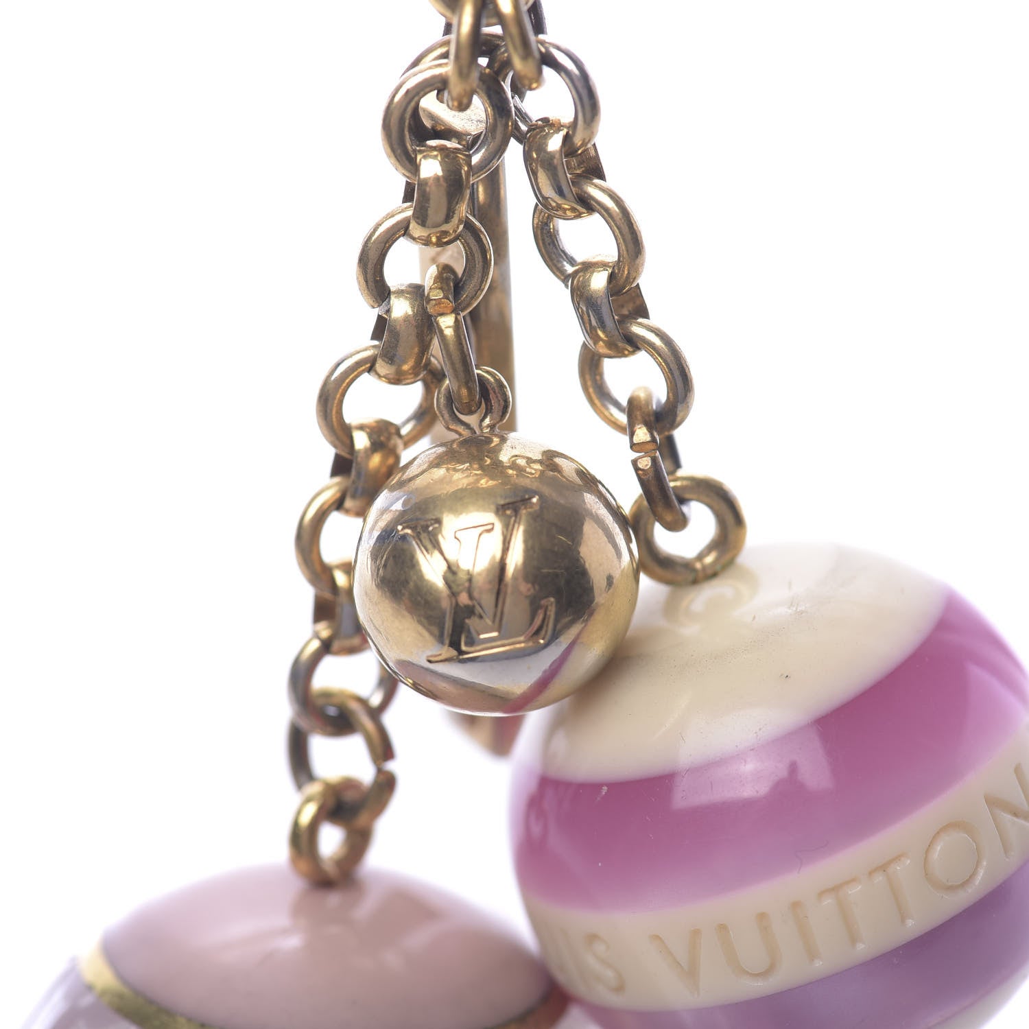Louis Vuitton Mini Lin Croisette Bag Charm Violet 3 of 4