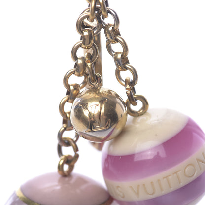 Louis Vuitton Mini Lin Croisette Bag Charm Violet 3 of 4