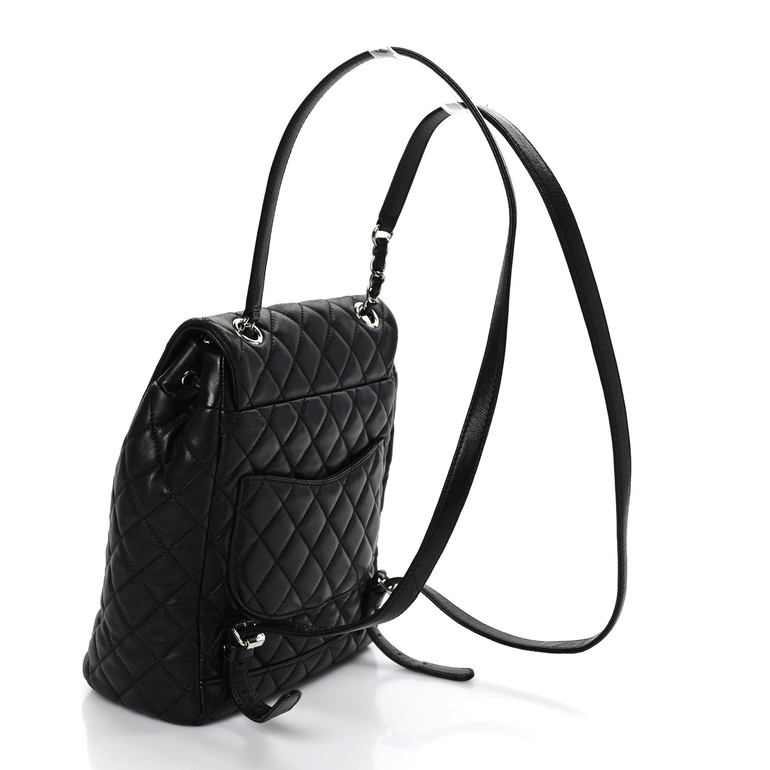 Chanel Calfskin Quilted Small Urban Spirit Backpack Black 3 of 9