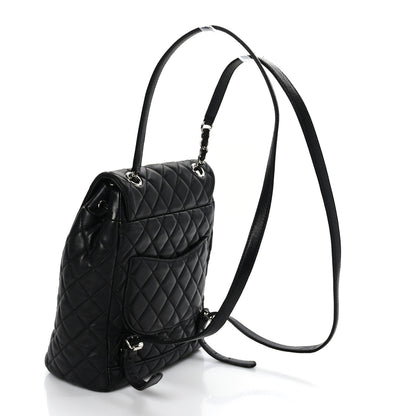 Chanel Calfskin Quilted Small Urban Spirit Backpack Black 3 of 9