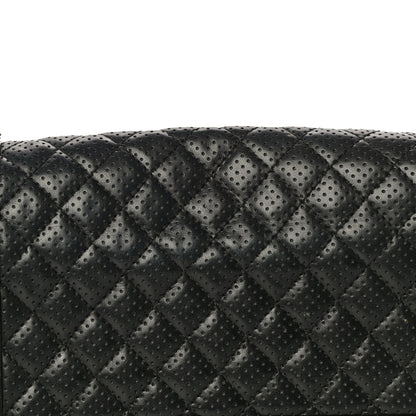 Chanel Lambskin Perforated Medium Boy Flap Black 18 of 21
