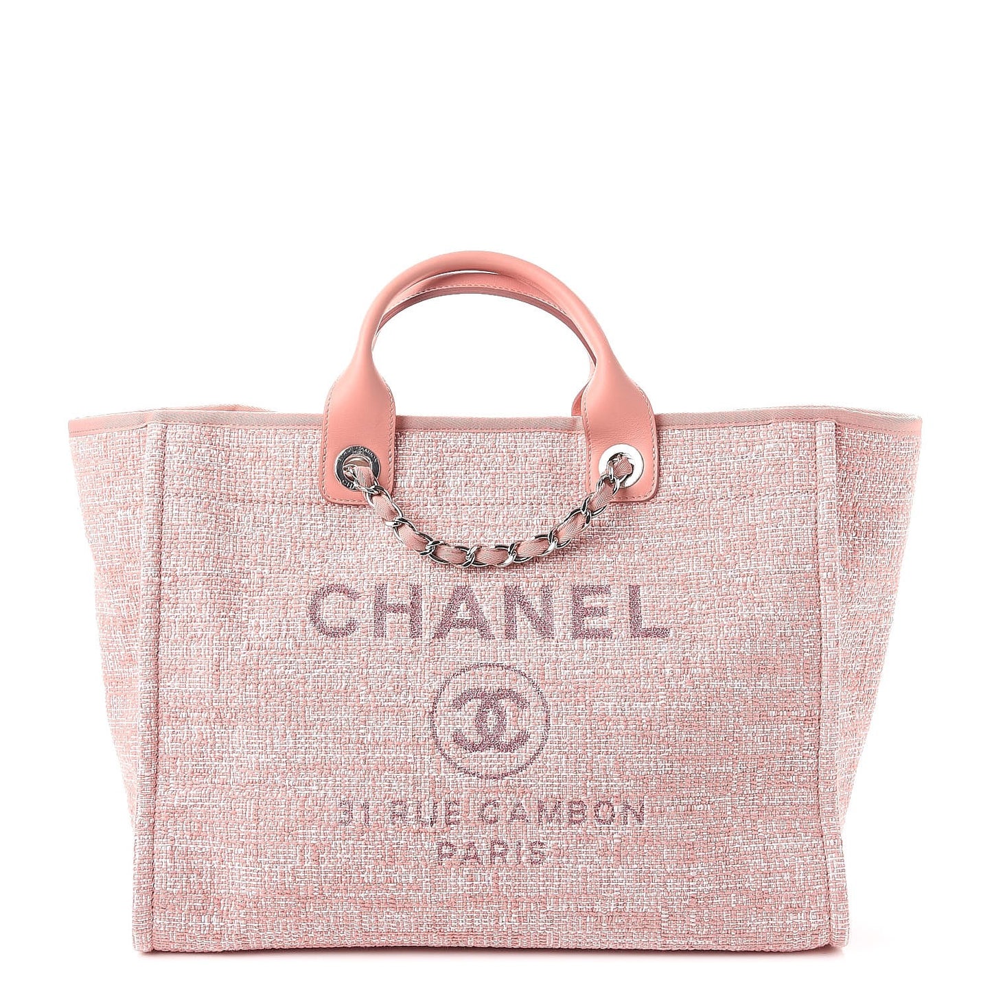 Canvas Large Deauville Tote Pink