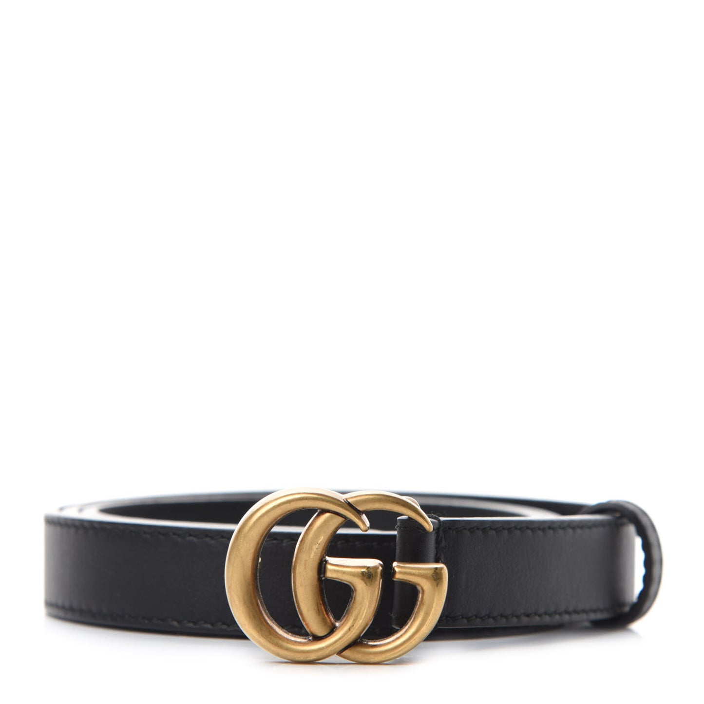 Calfskin Double G 20mm Belt 85 34 Black