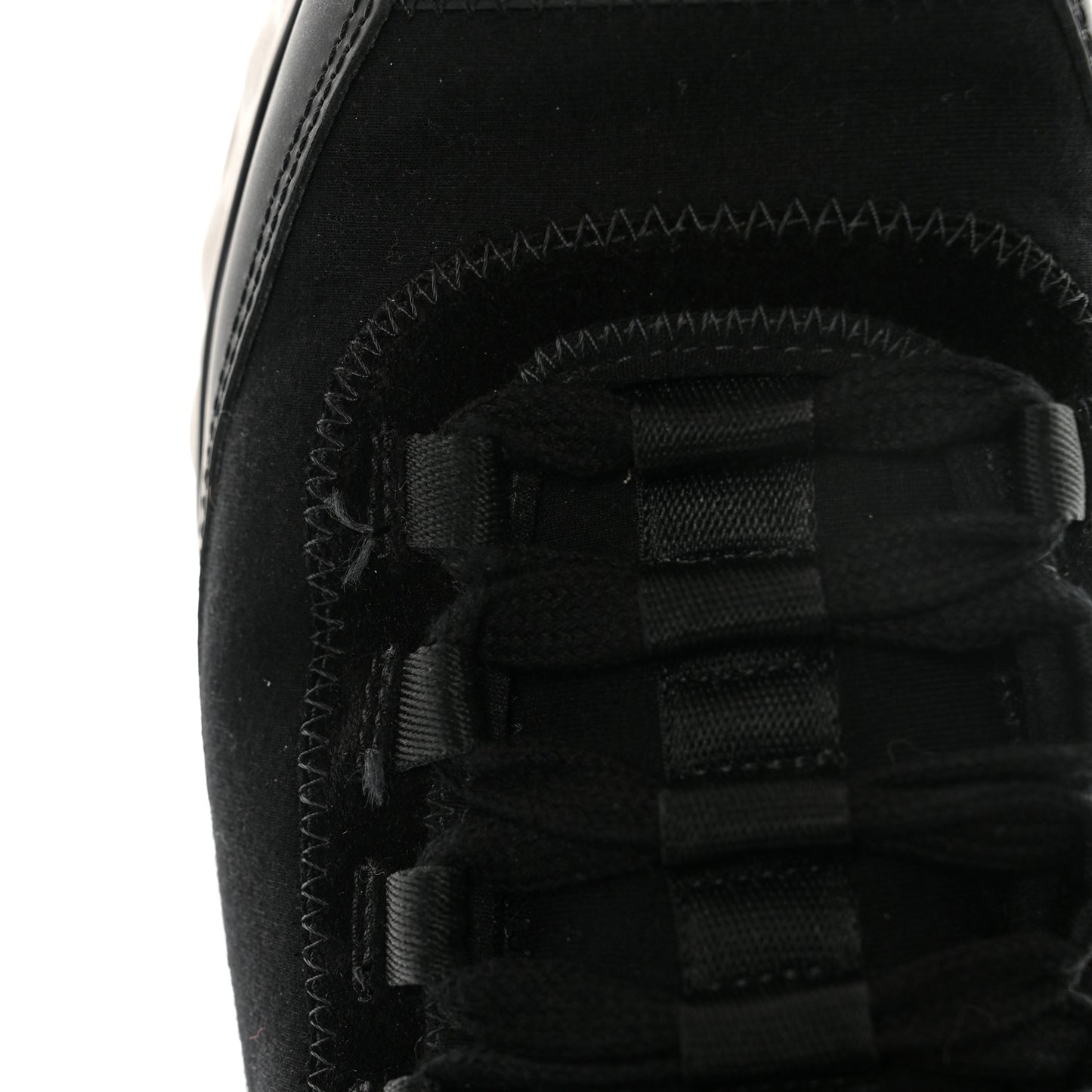 Velvet Calfskin Mixed Fibers CC Sneakers 37 Black