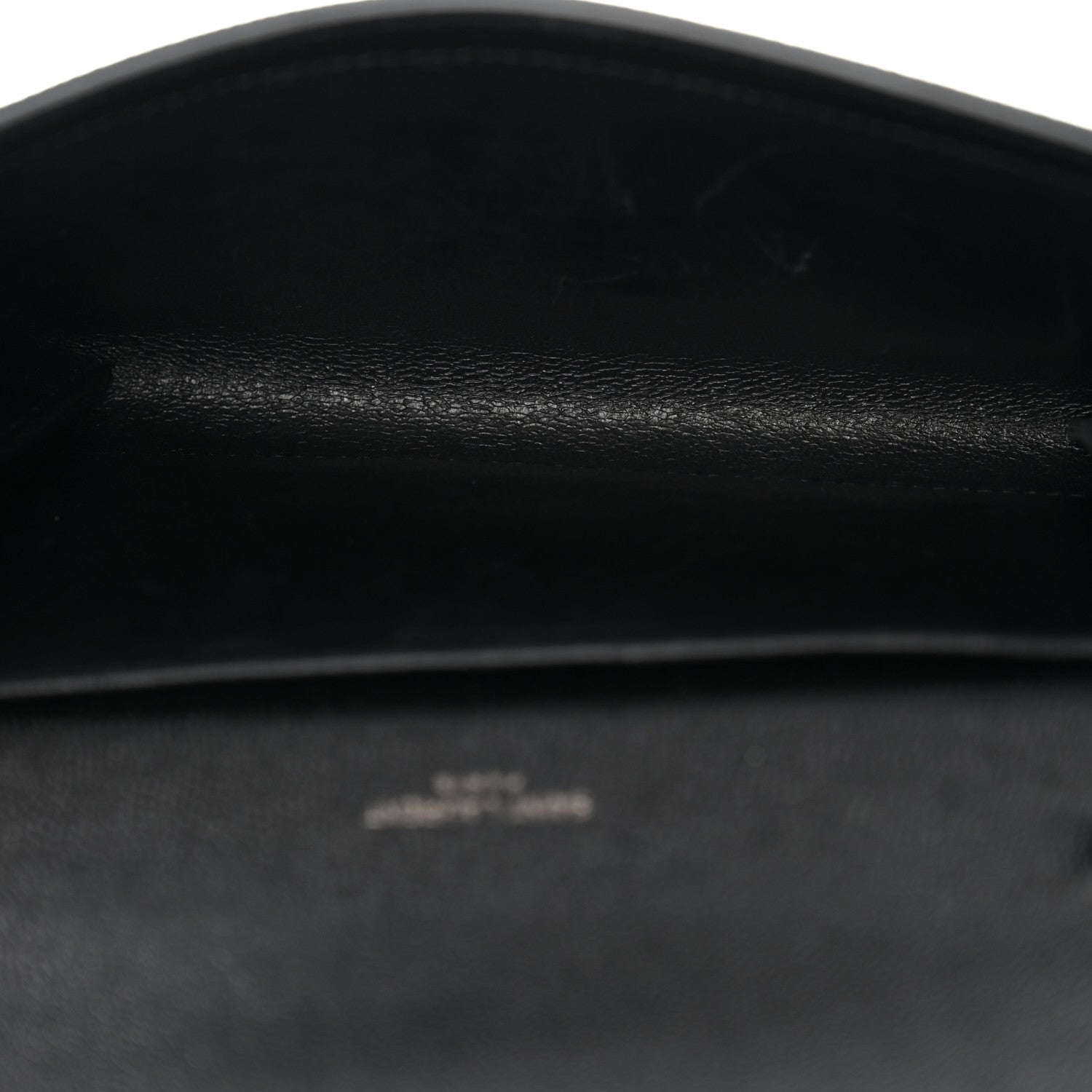 Saint Laurent Grain De Poudre Monochrome Uptown Chain Wallet Black 5 of 11