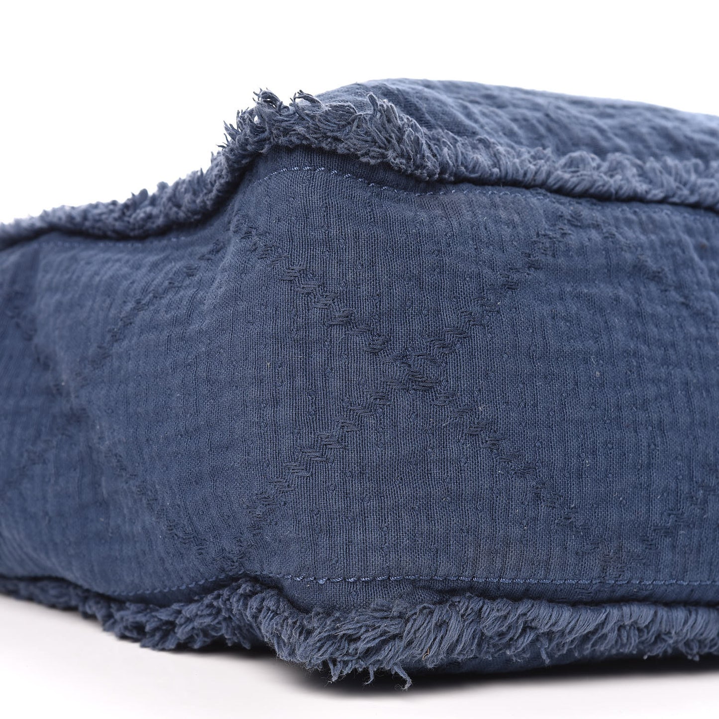 Canvas Large Double Face Shopping Tote Navy