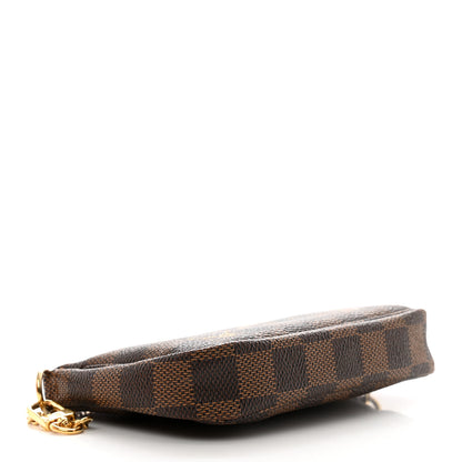Louis Vuitton Damier Ebene Illustre Mini Pochette Accessories Violet 4 of 9