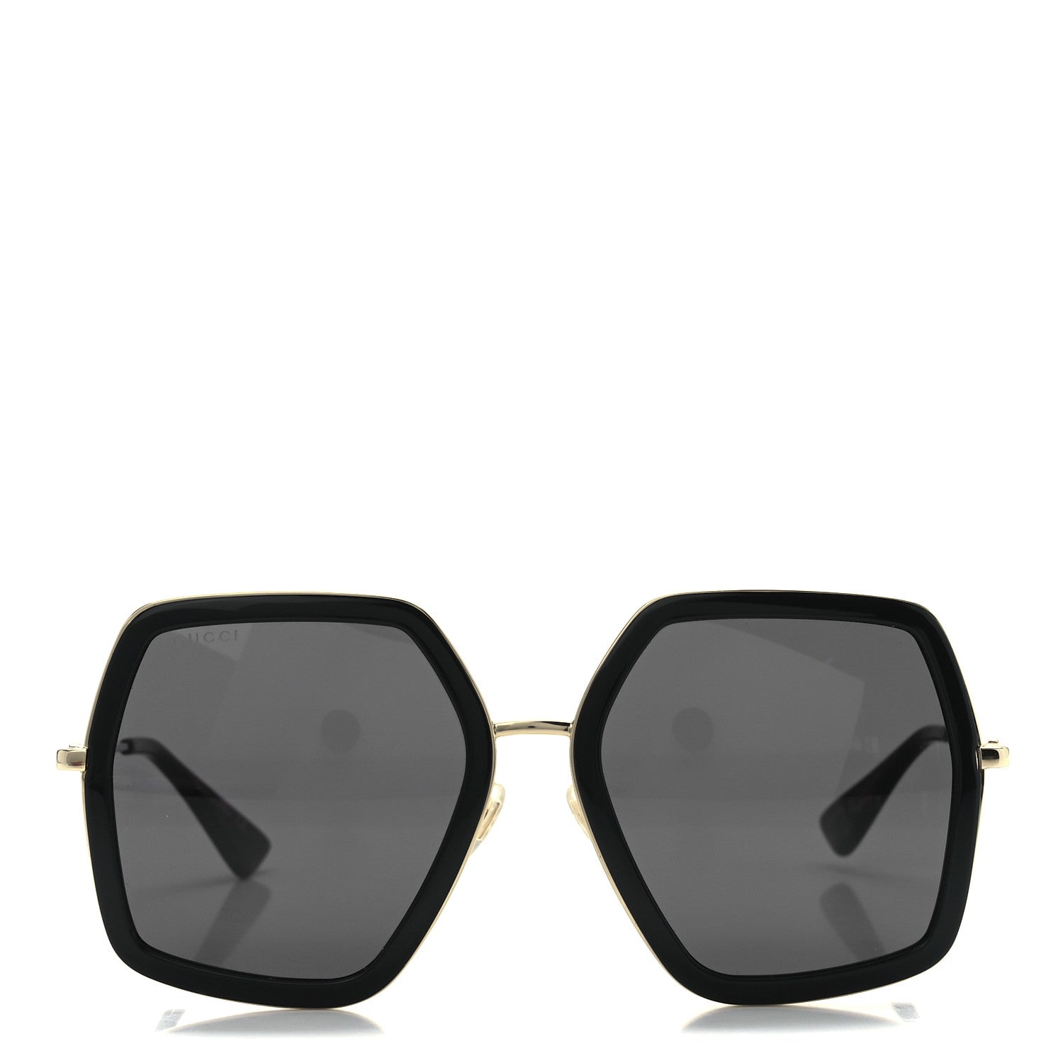 Gucci Acetate Oversize Square Frame GG0106S Sunglasses Black 2 of 8