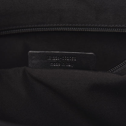 Saint Laurent Calfskin Leopard Print Pony Hair Briefcase Black 7 of 10