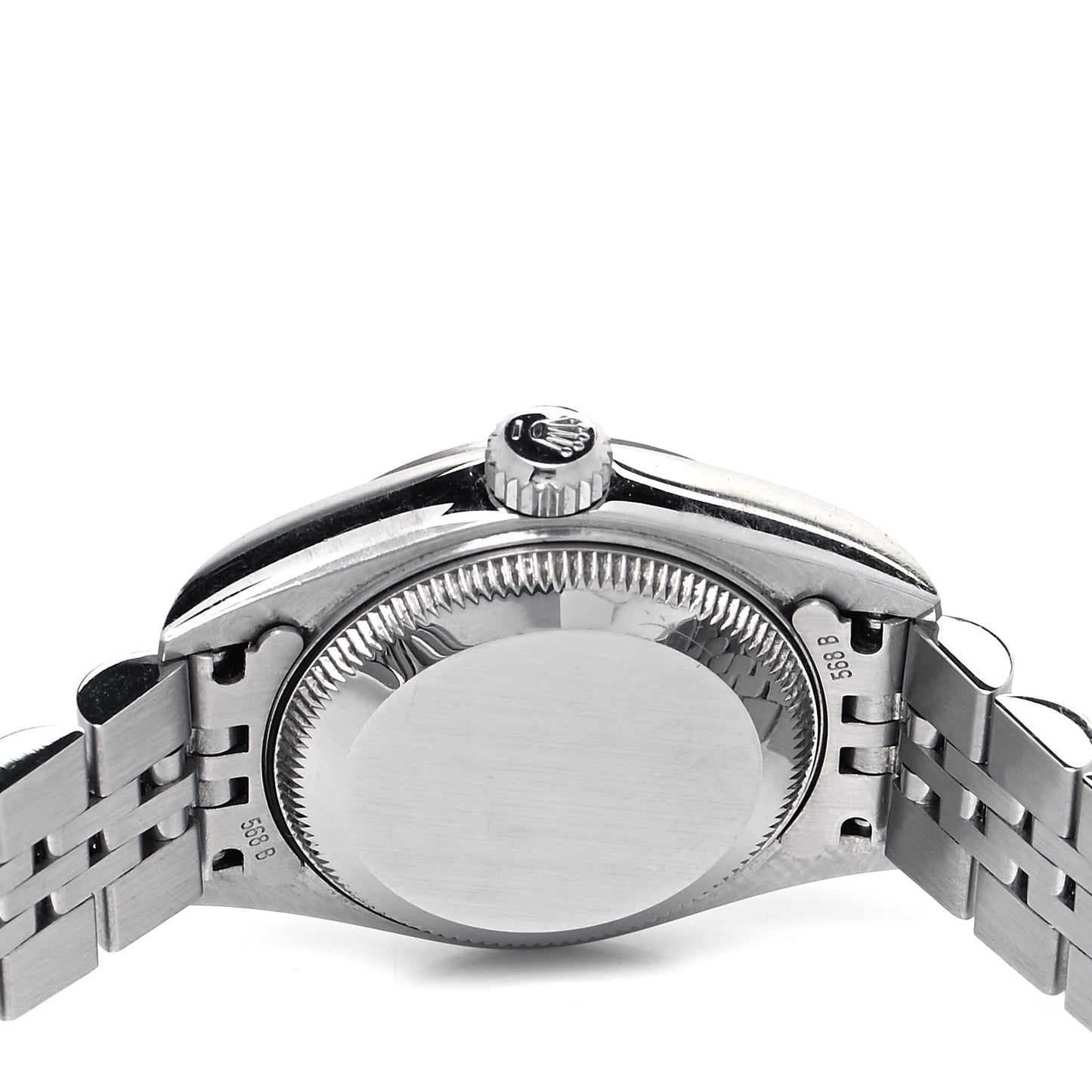 Stainless Steel 18K White Gold Diamond Mother of Pearl 26mm Oyster Perpetual Datejust Watch 79174
