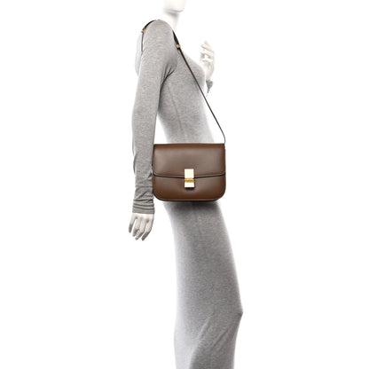Celine Box Calfskin Medium Classic Box Flap Bag Camel 2 of 12