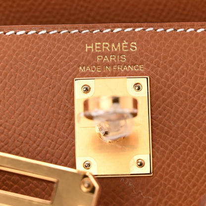 Hermes Epsom Kelly Sellier 25 Gold 6 of 11