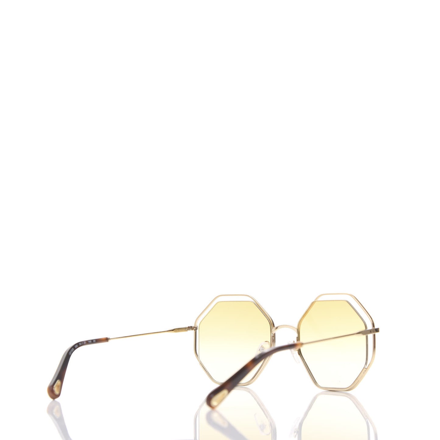 Octagonal Sunglasses CE132S Gold