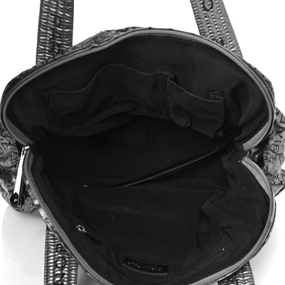 Chanel Lacquered Canvas Medium Unlimited Tote Argent Fonce 5 of 16