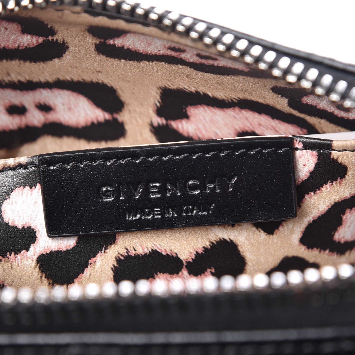 Givenchy Shiny Lord Calfskin Small Antigona Beauty Wristlet Black 6 of 7