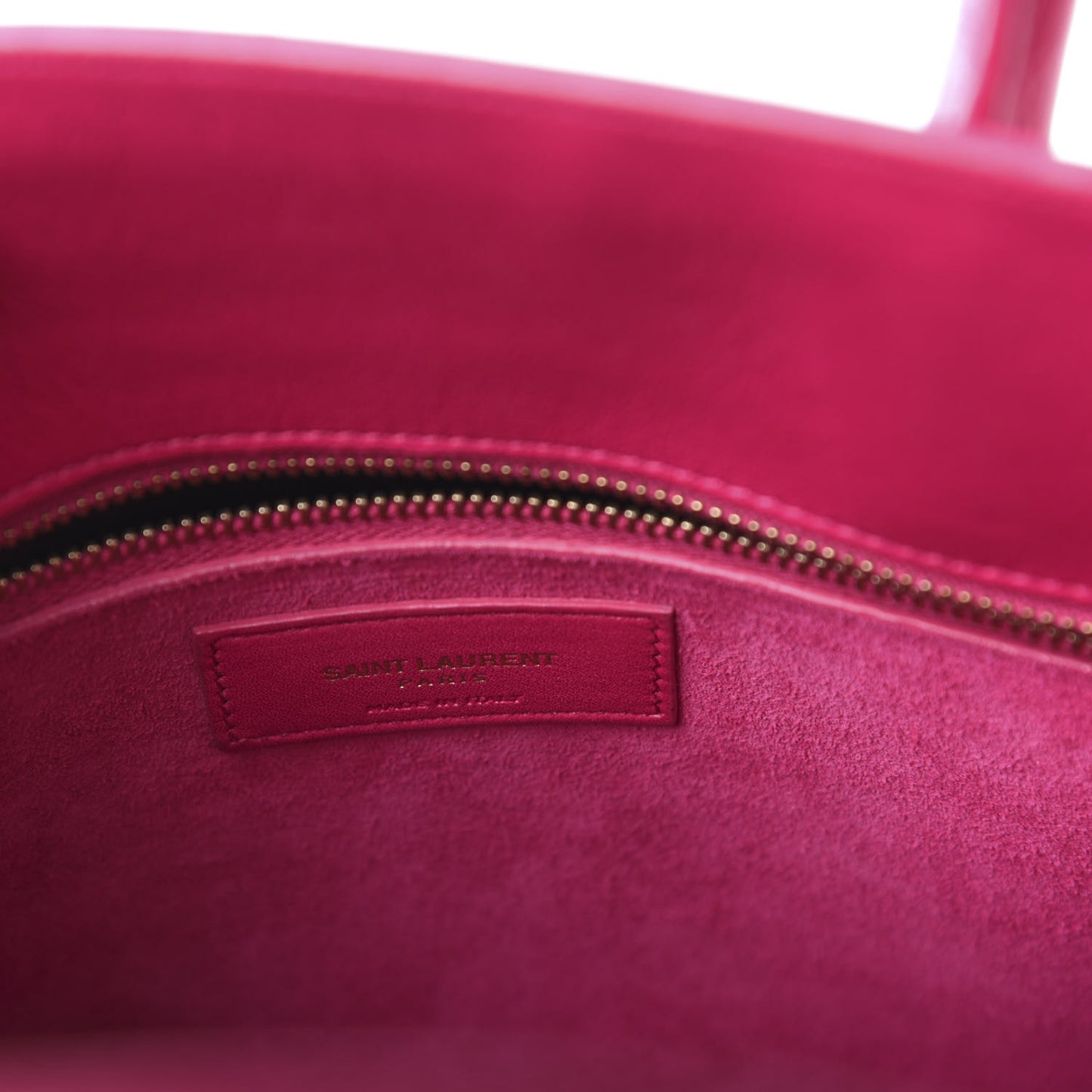 Calfskin Small Sac De Jour Lipstick Fuchsia