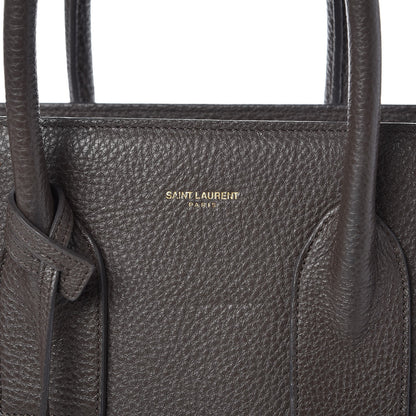 Saint Laurent Grained Calfskin Small Sac De Jour Earth 7 of 13