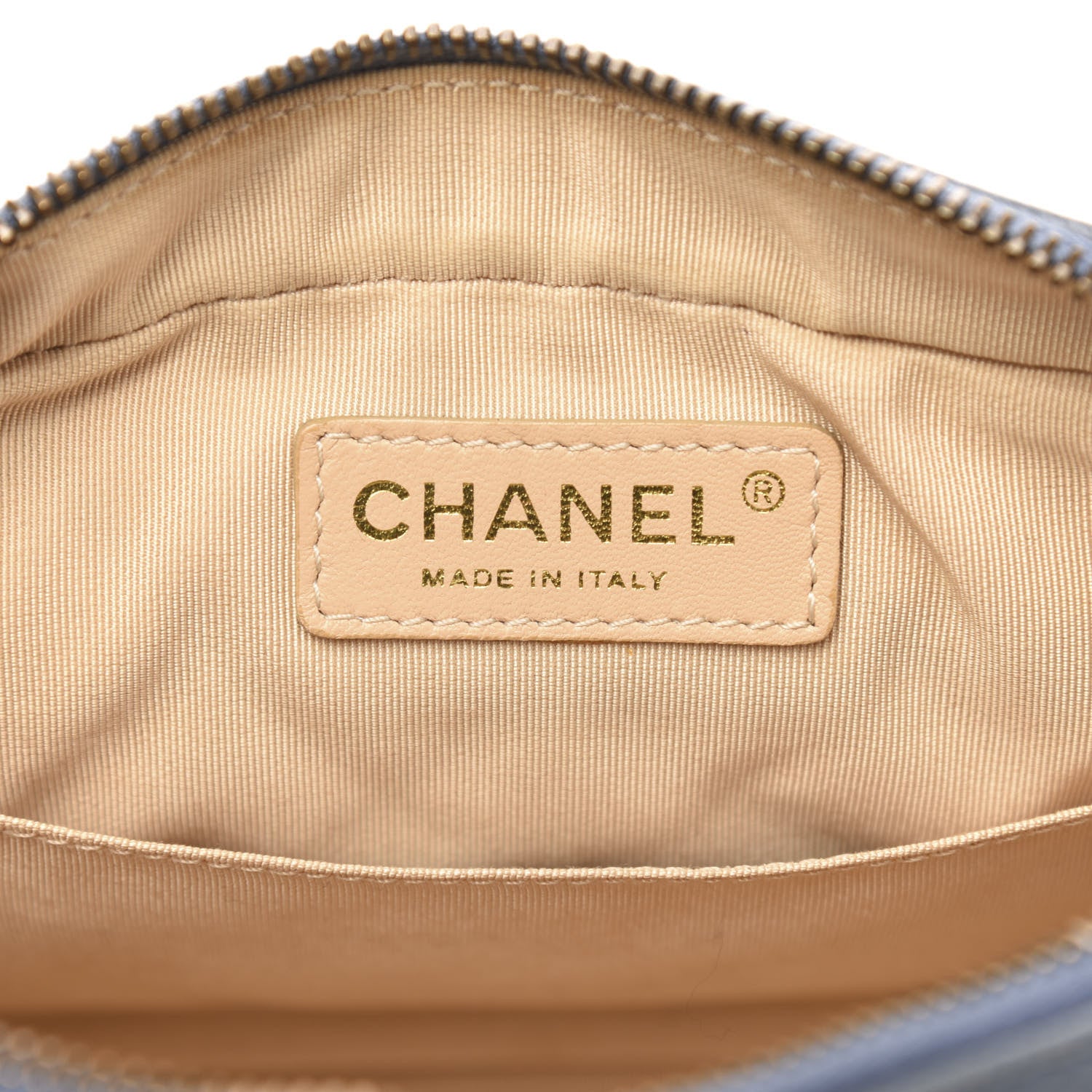 Chanel Calfskin Quilted Small CC Crown Camera Case Blue 6 of 13