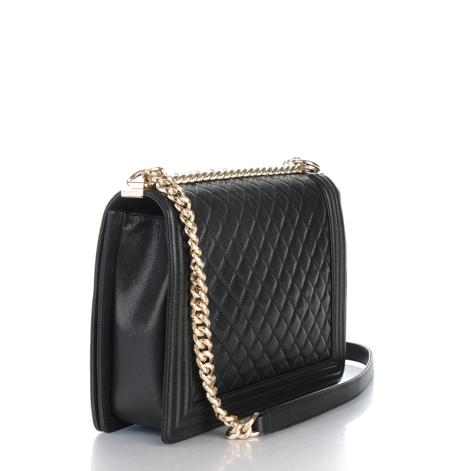 Chanel Caviar Quilted Large Boy Flap Black 3 of 8