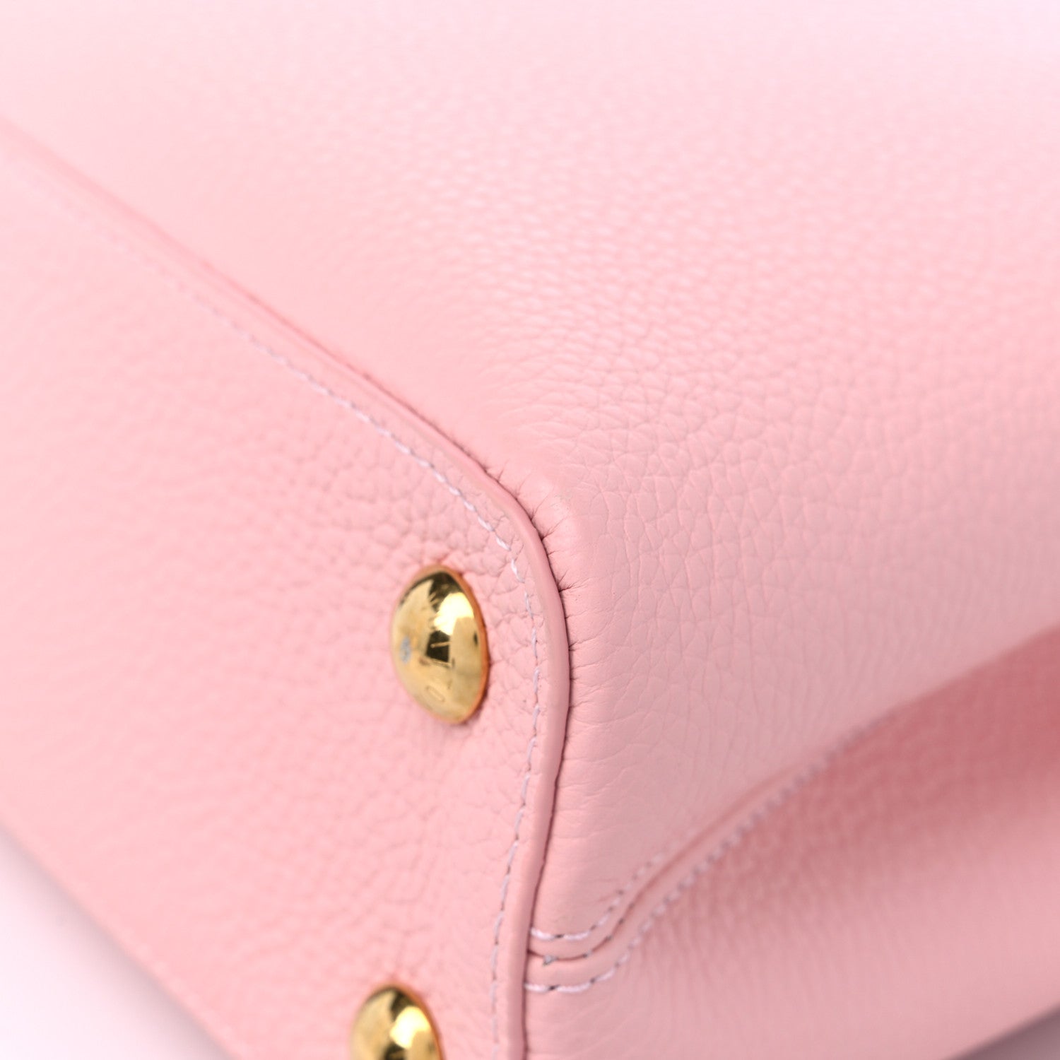 Louis Vuitton Taurillon Scrunchie Capucines BB Bubble Gum Pink 10 of 11